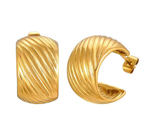 Gold Hoop Earrings