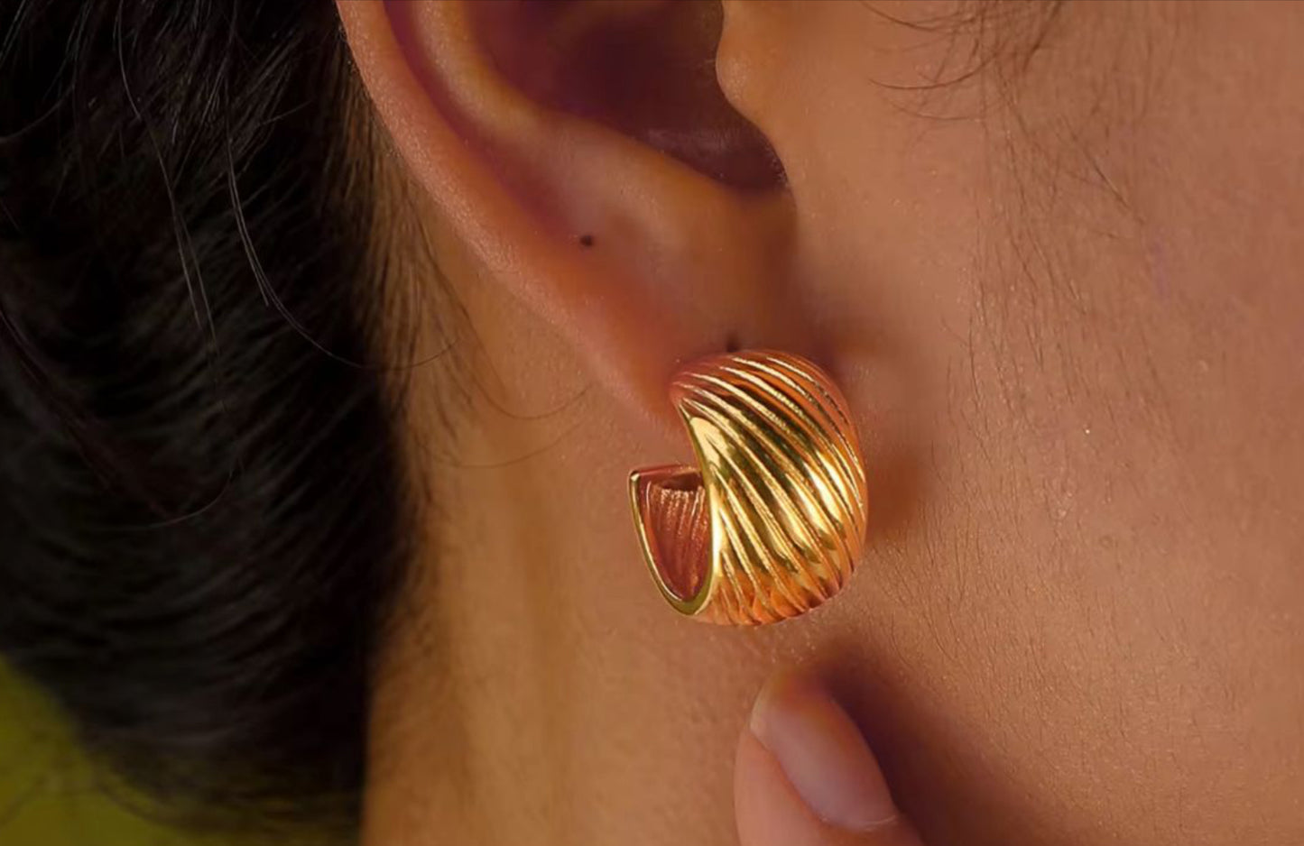 Gold Hoop Earrings