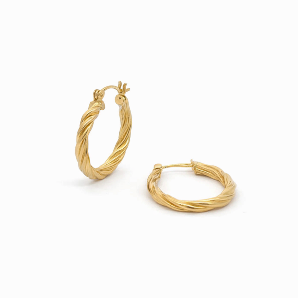 Rope of Salvation Twisted Hoop
